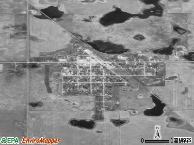 Hosmer satellite photo by USGS