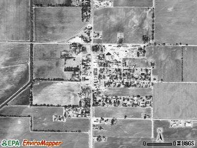 Granville satellite photo by USGS