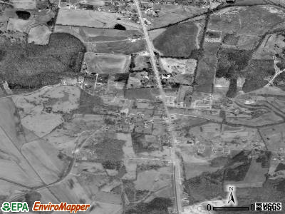 Clarksburg satellite photo by USGS