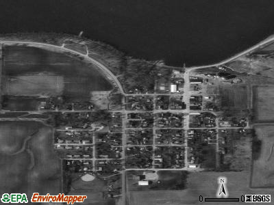 Crystal Lake satellite photo by USGS