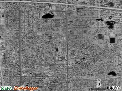 Columbia Heights satellite photo by USGS