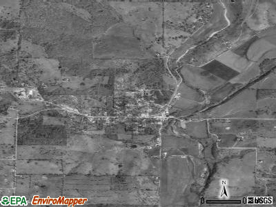 Bakersfield satellite photo by USGS