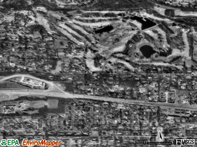 Westwood satellite photo by USGS