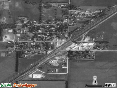 Walton satellite photo by USGS