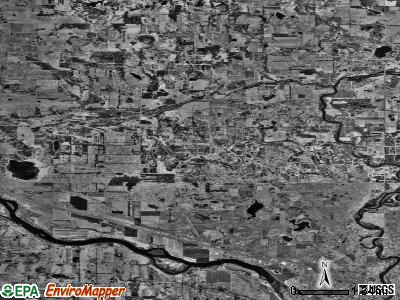 Ramsey satellite photo by USGS