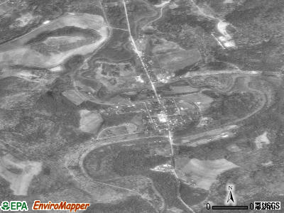 Burnside satellite photo by USGS