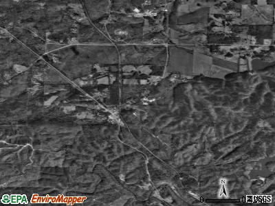 Waldo satellite photo by USGS