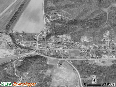 Rushville satellite photo by USGS