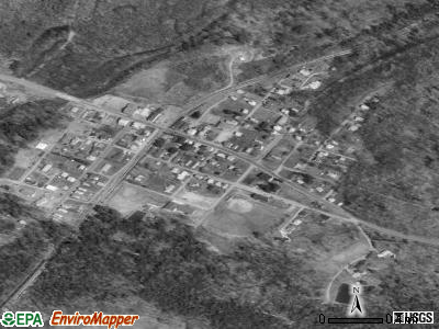 Ashville satellite photo by USGS