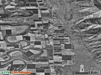 Deweyville satellite photo by USGS