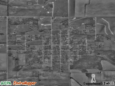 Blue Mound satellite photo by USGS