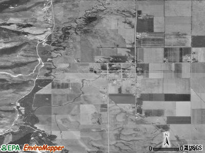 Fairview satellite photo by USGS