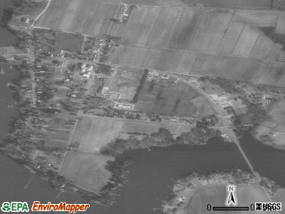 Bath satellite photo by USGS