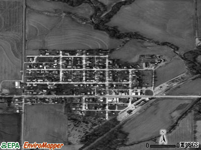 Clatonia satellite photo by USGS
