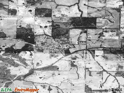 Sidney satellite photo by USGS