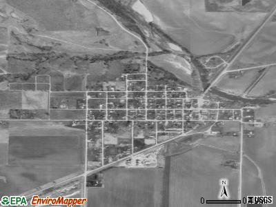 Davis City satellite photo by USGS