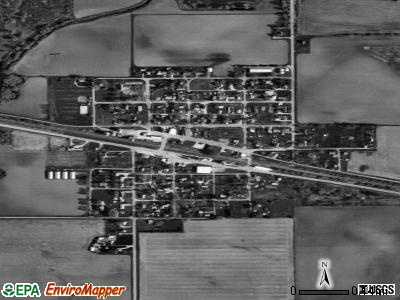 Mineral satellite photo by USGS