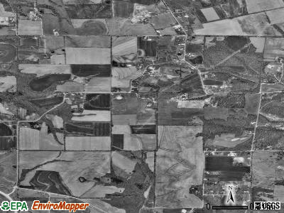 Josephville satellite photo by USGS
