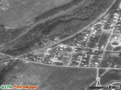 Orient satellite photo by USGS