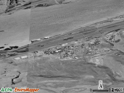 Rufus satellite photo by USGS