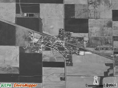 Addieville satellite photo by USGS