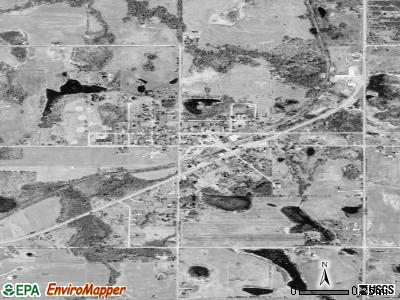 Le Roy satellite photo by USGS
