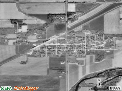 Egan satellite photo by USGS