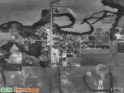 Burr Oak satellite photo by USGS