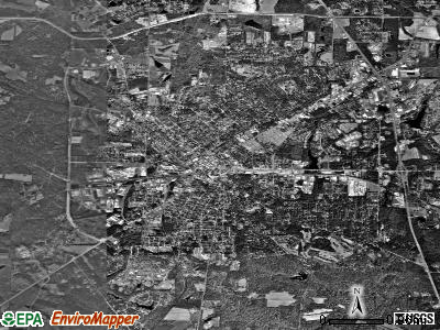 Thomasville satellite photo by USGS