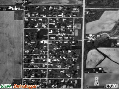 Albion satellite photo by USGS