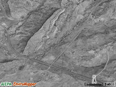Tse Bonito satellite photo by USGS