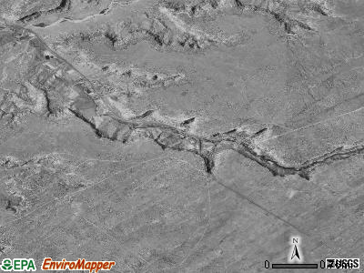 Keams Canyon satellite photo by USGS