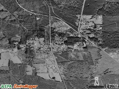 Noble satellite photo by USGS
