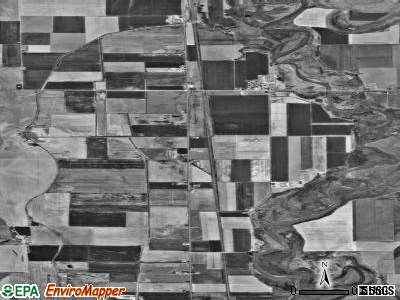 Cornish satellite photo by USGS