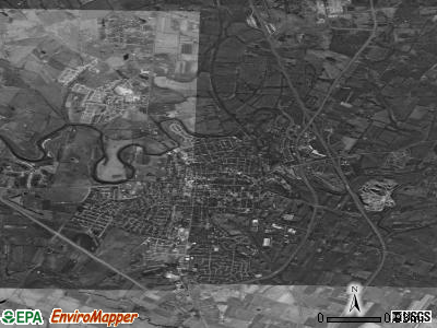 Georgetown satellite photo by USGS