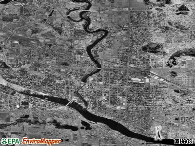 Anoka satellite photo by USGS