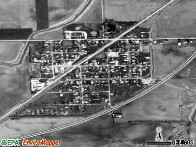 Thawville satellite photo by USGS