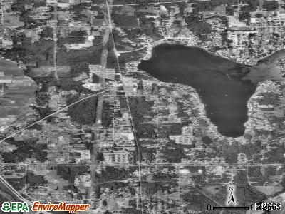 West Lake Stevens satellite photo by USGS