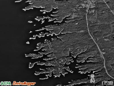 Modoc satellite photo by USGS
