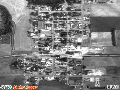 Burdett satellite photo by USGS