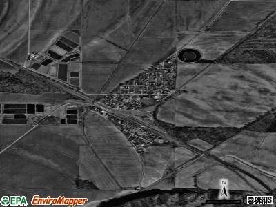 Gorham satellite photo by USGS