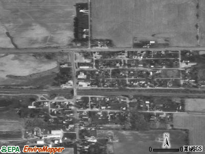Corunna satellite photo by USGS