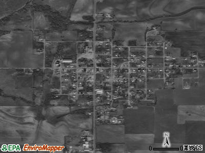 Carter satellite photo by USGS