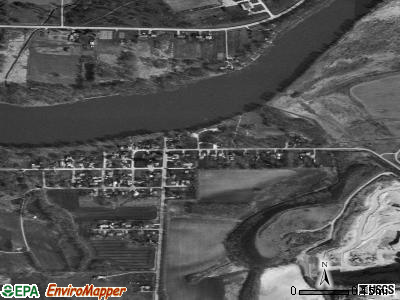 Cleveland satellite photo by USGS