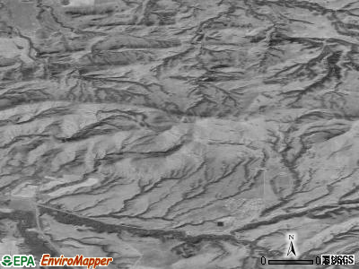 Azure satellite photo by USGS