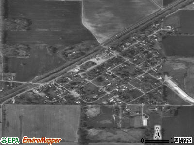 Keensburg satellite photo by USGS