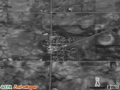 Meservey satellite photo by USGS