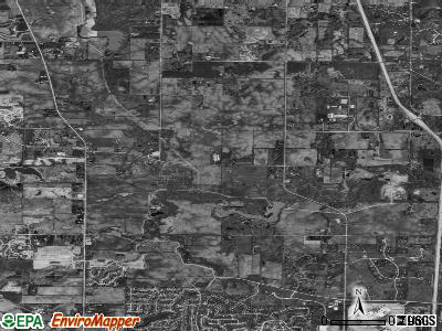 Old Mill Creek satellite photo by USGS