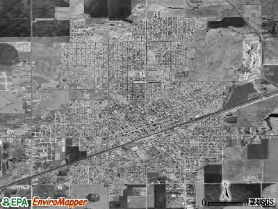Pampa satellite photo by USGS