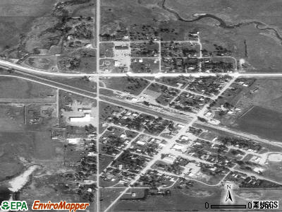 Wessington satellite photo by USGS